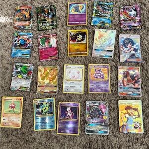 Assorted Trading Card Game Set